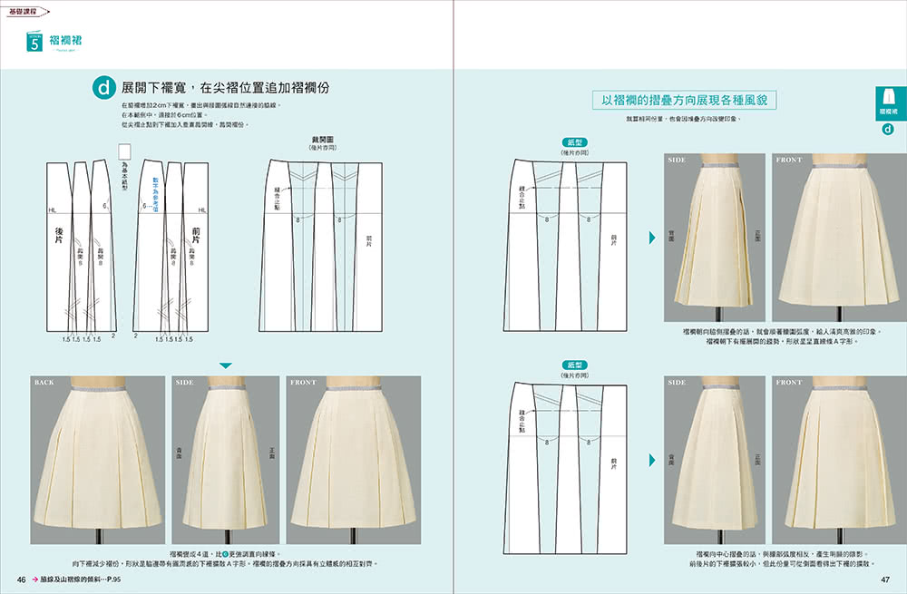 服裝版型研究室 裙子篇：製圖、設計變化、打版的詳細解說 自由製作適合自己的裙子