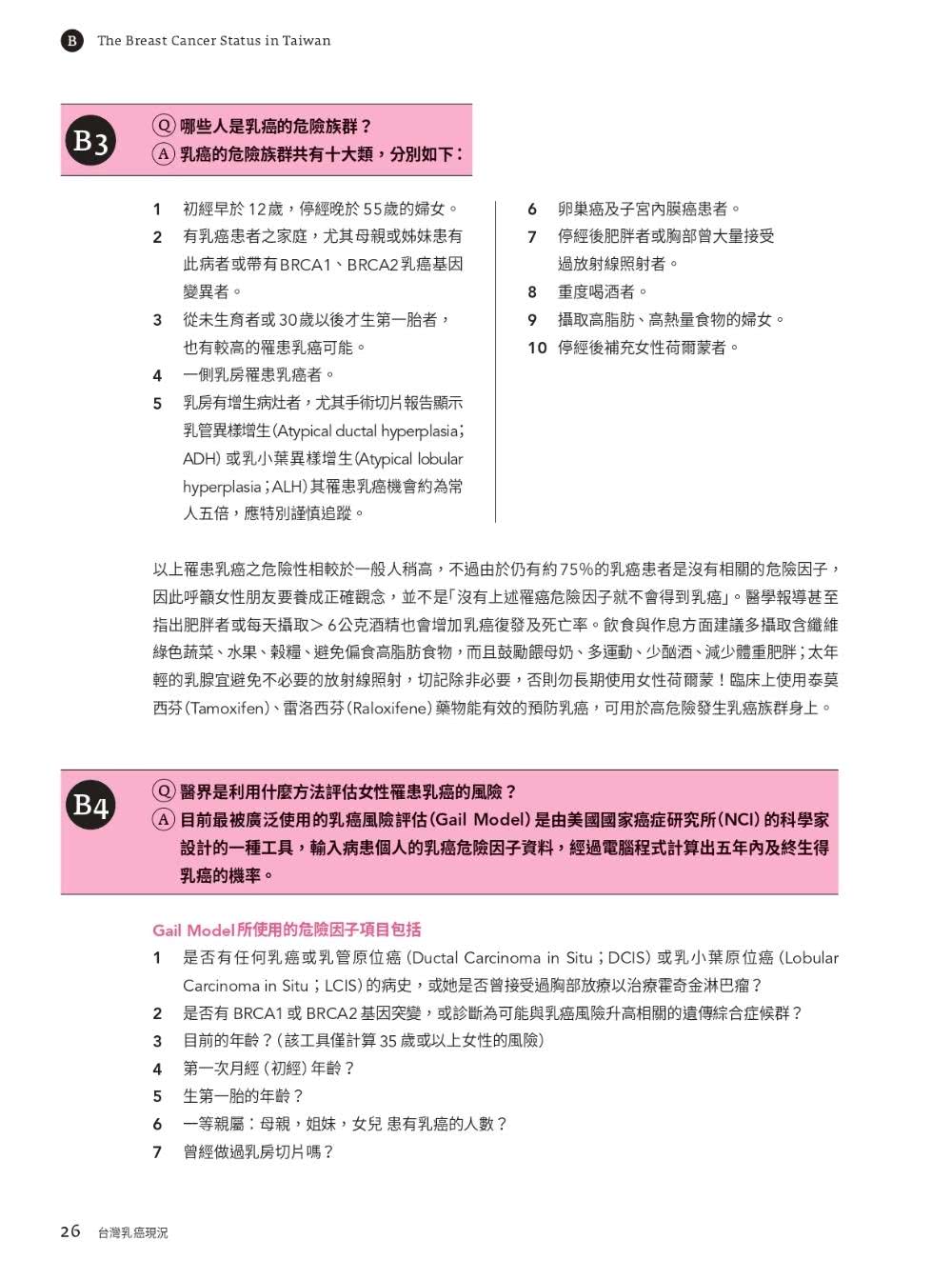 台灣女性乳癌白皮書：100個非知不可的醫學知識 關於妳的乳房 掌上微型Google冊