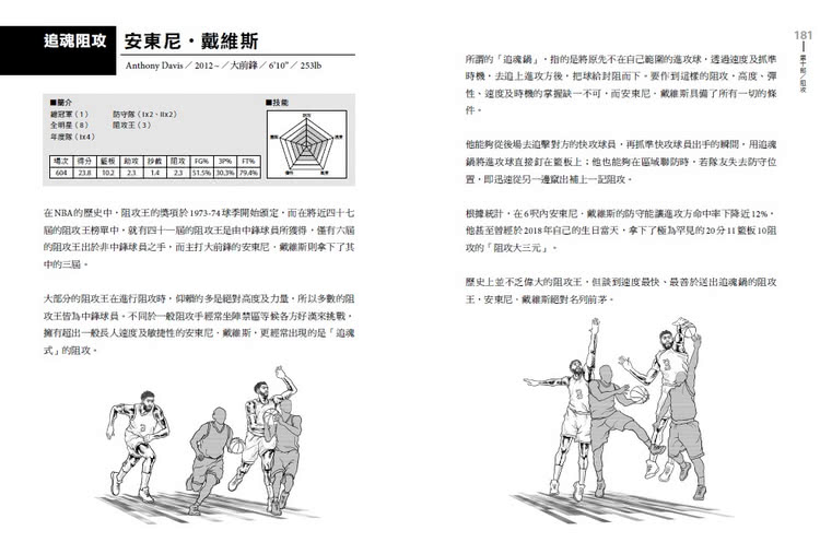 NBA絕殺75式：用圖看懂改變NBA的偉大球員和其神技的精采瞬間（附NBA手繪球星書衣海報）