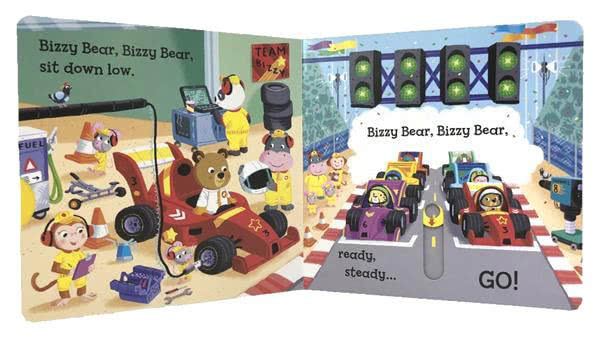 Bizzy Bear: Racing Driver（硬頁書英國版）*附音檔QRCode*