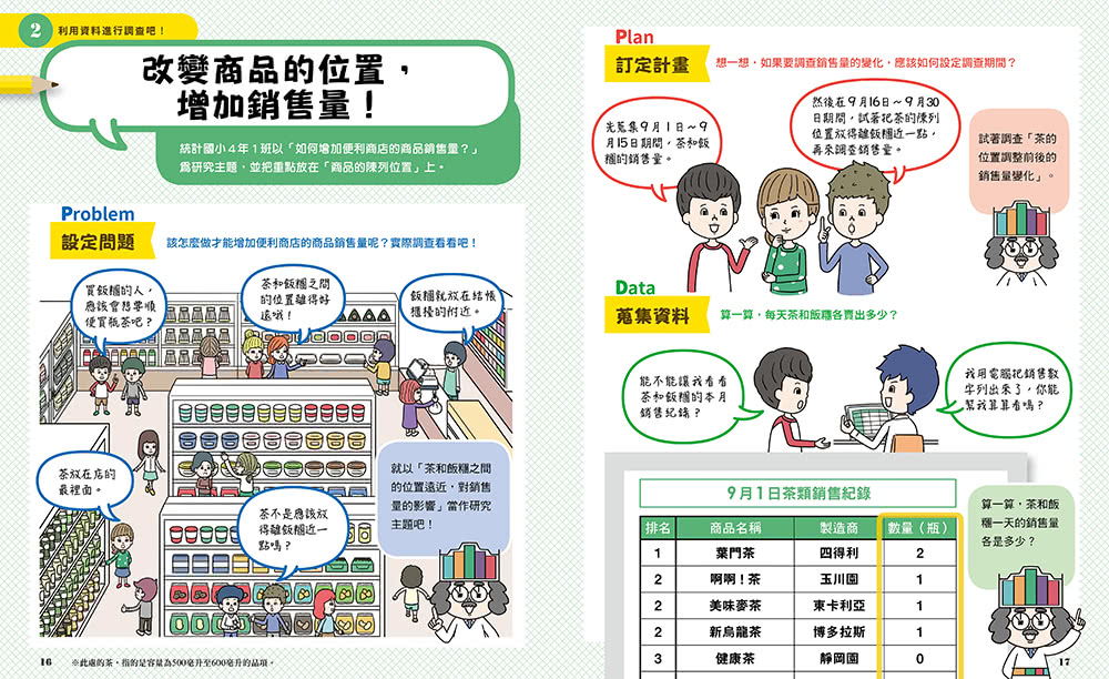 小學生的統計圖表活用術（全套4冊）