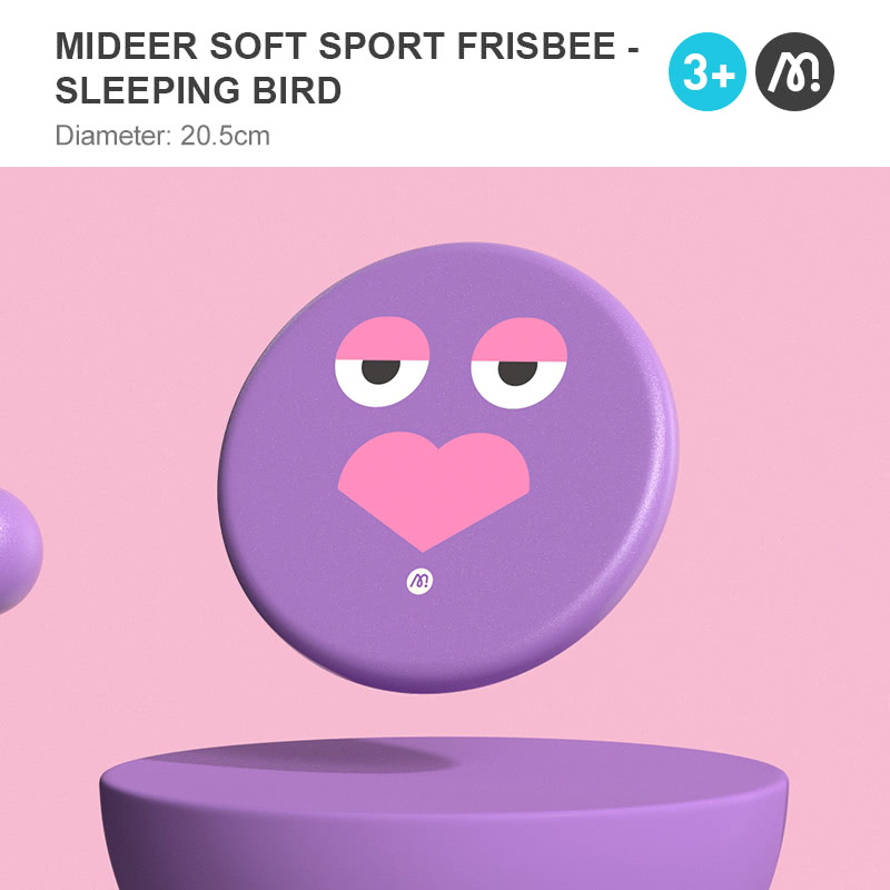 MiDeer 安全軟飛盤（紫）