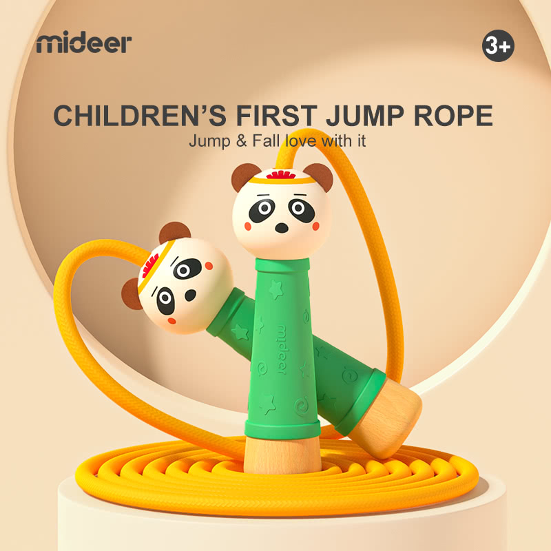MiDeer 兒童防滑安全跳繩-老虎