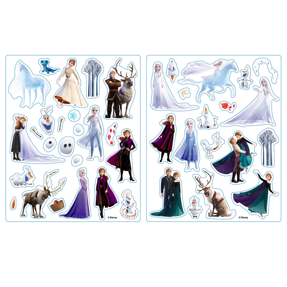 【Disney 迪士尼】 冰雪奇緣 2 手提磁貼組