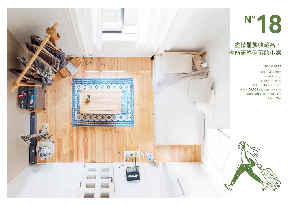 小卻美好的23種小屋空間提案：用「俯視法」看房子！找出生活風格，打造5〜18坪的溫暖系小家