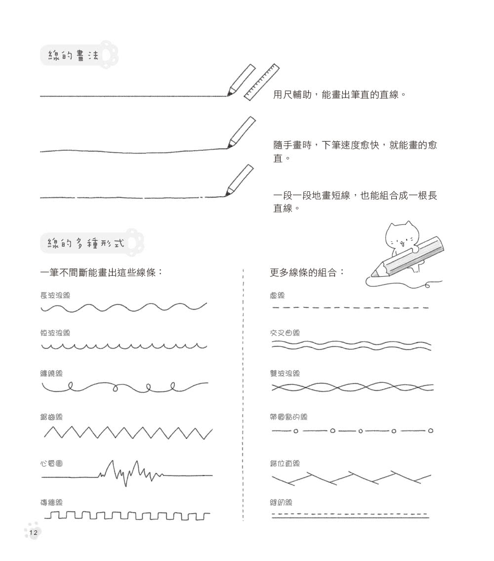 只用鉛筆畫就注定會可愛了