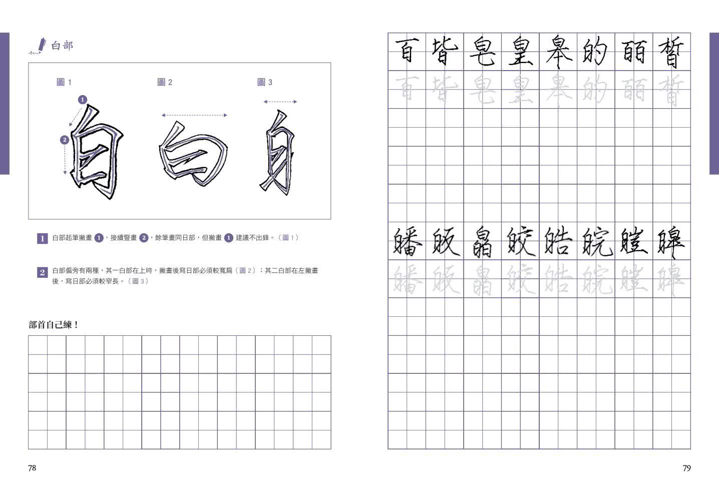 樊氏硬筆瘦金體1000字帖＋2號巴川紙筆記本