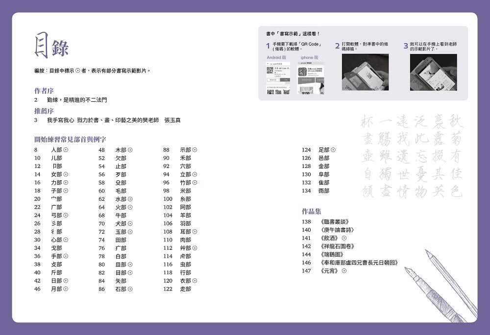 樊氏硬筆瘦金體1000字帖＋2號巴川紙筆記本