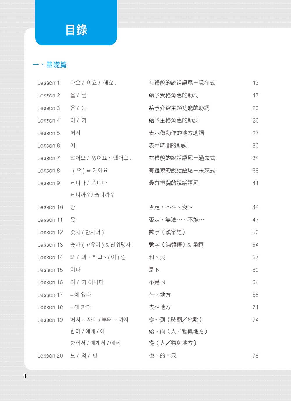 韓語文法關鍵50選，一丁點就通：專為華人打造，最好懂的韓語文法入門書（附教學影片QR碼、文法變化表）