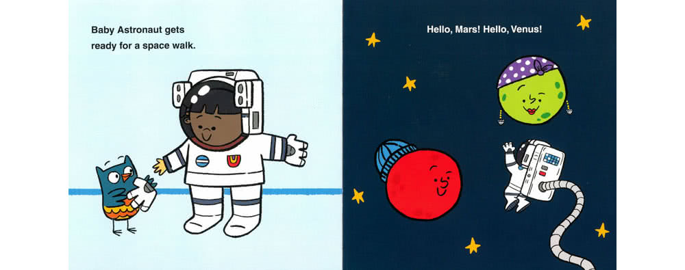 【麥克兒童外文】Baby Astronaut-硬頁書
