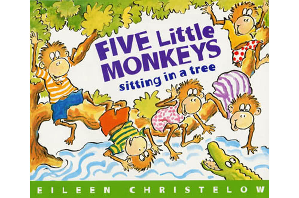 【麥克兒童外文】Five Little Monkeys Sitting In A Tree（平裝書＋CD）