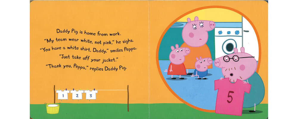 【麥克兒童外文】Peppa Pig Peppas Washing Day