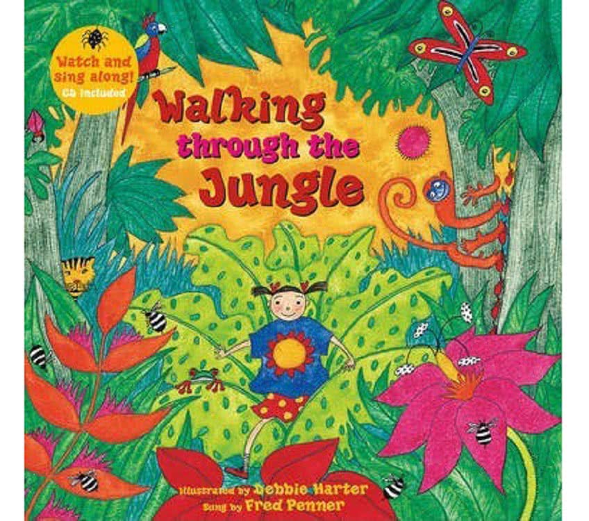 【麥克兒童外文】Walking Through the Jungle（平裝書＋影音VCD）