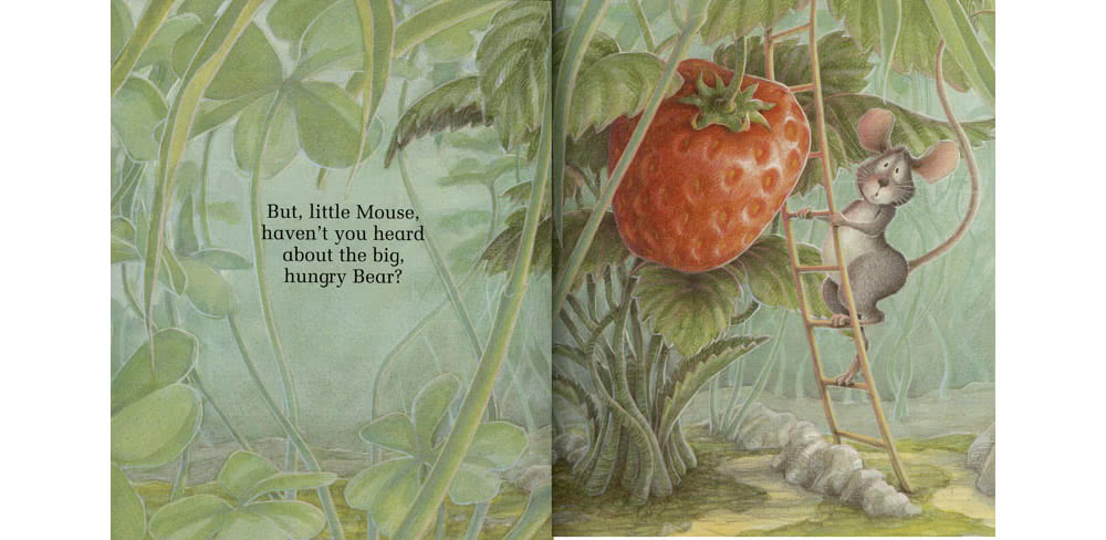 【麥克兒童外文】The Little Mouse﹐the Red Ripe Strawberry and The Big Hungry Bear（平裝書＋CD）