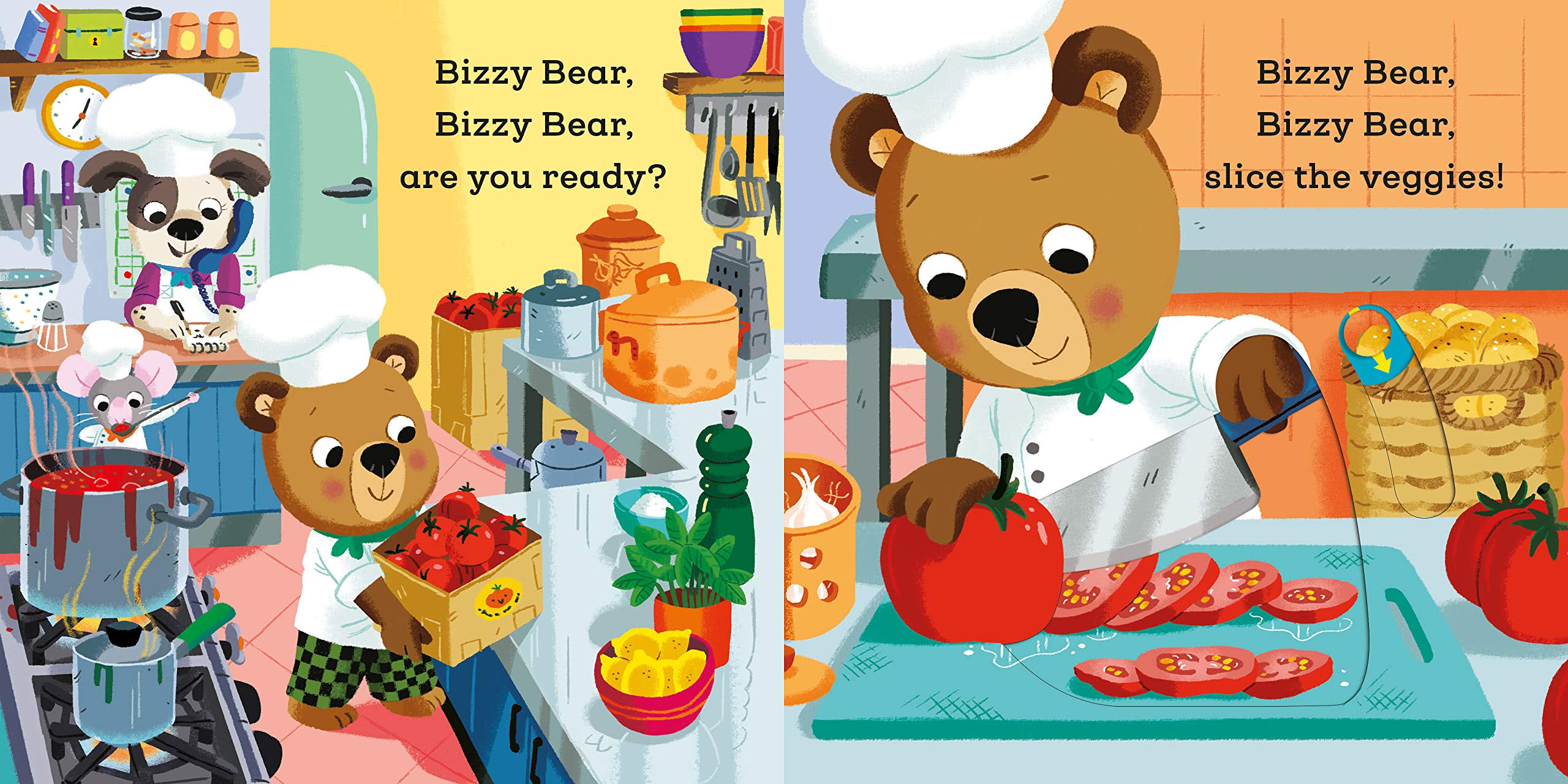 Bizzy Bear: Pizza Time （硬頁書英國版）*附音檔QRCode