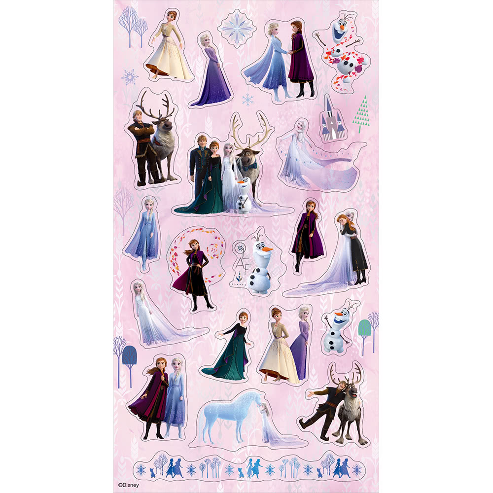 【Disney 迪士尼】 冰雪奇緣2 樂趣多貼紙包