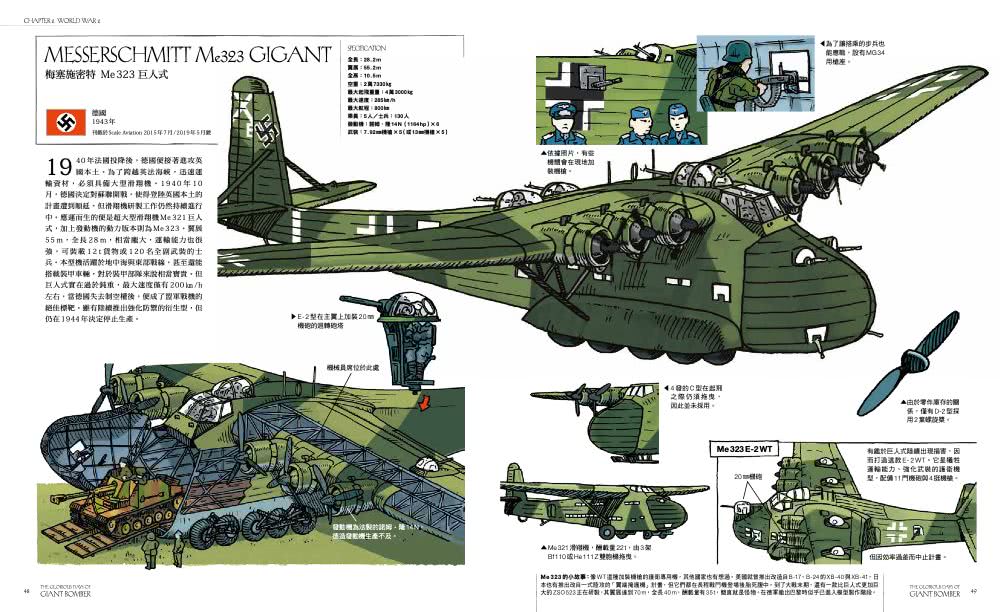 巨人機的時代：圖解世界大戰航空名機