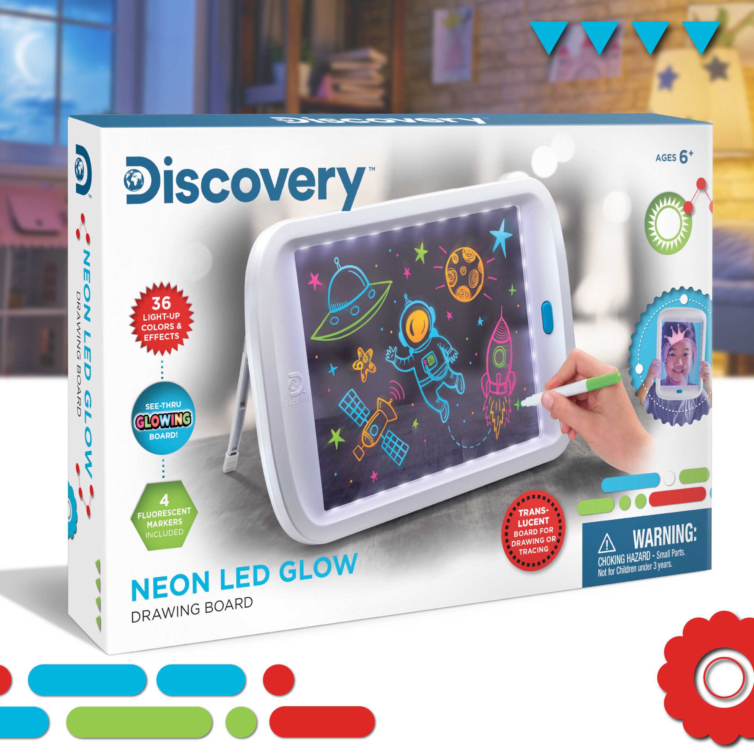 Discovery 霓虹LED燈創意繪圖板