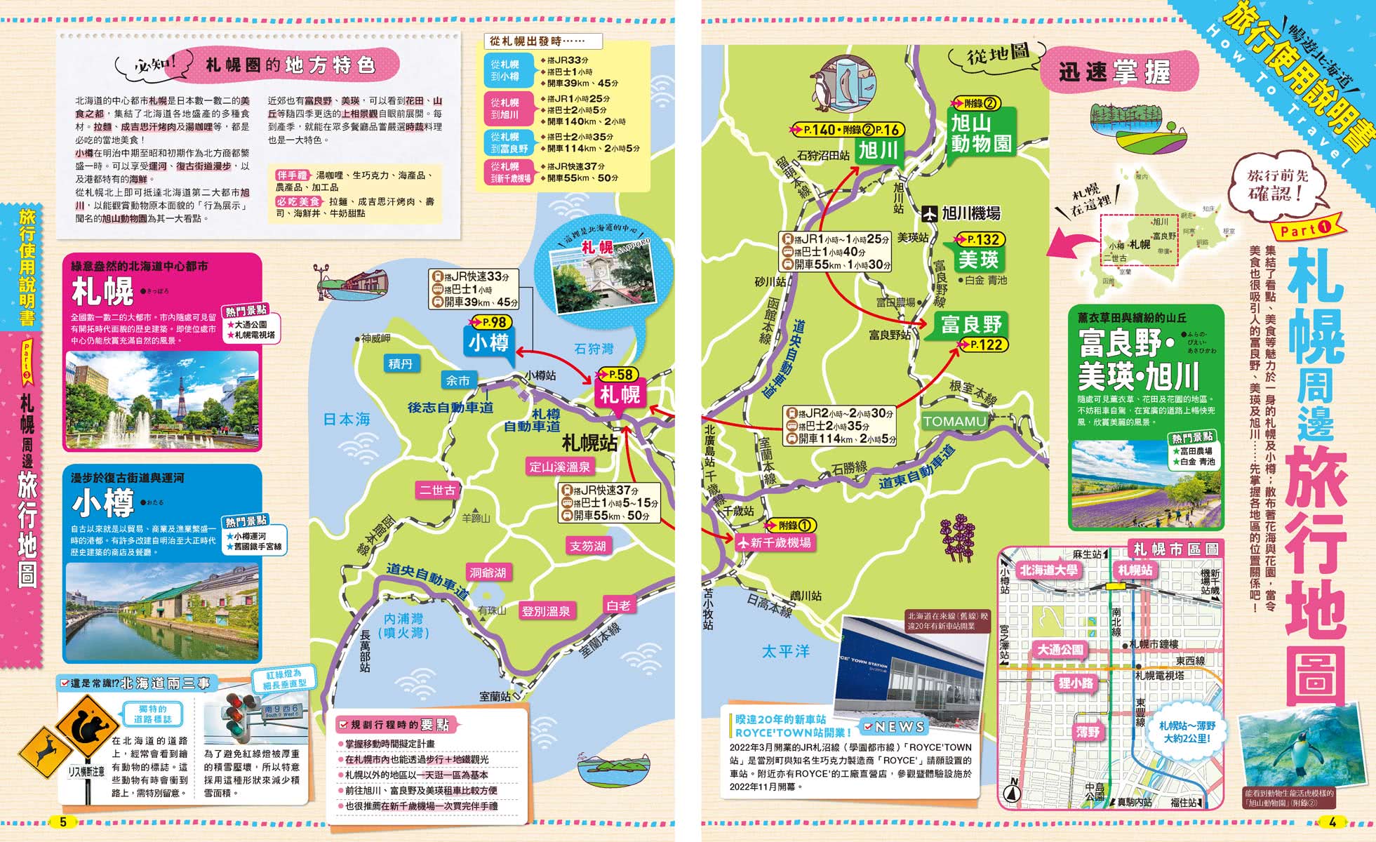 札幌 小樽•富良野•旭山動物園：MM哈日情報誌43【送免費電子書】