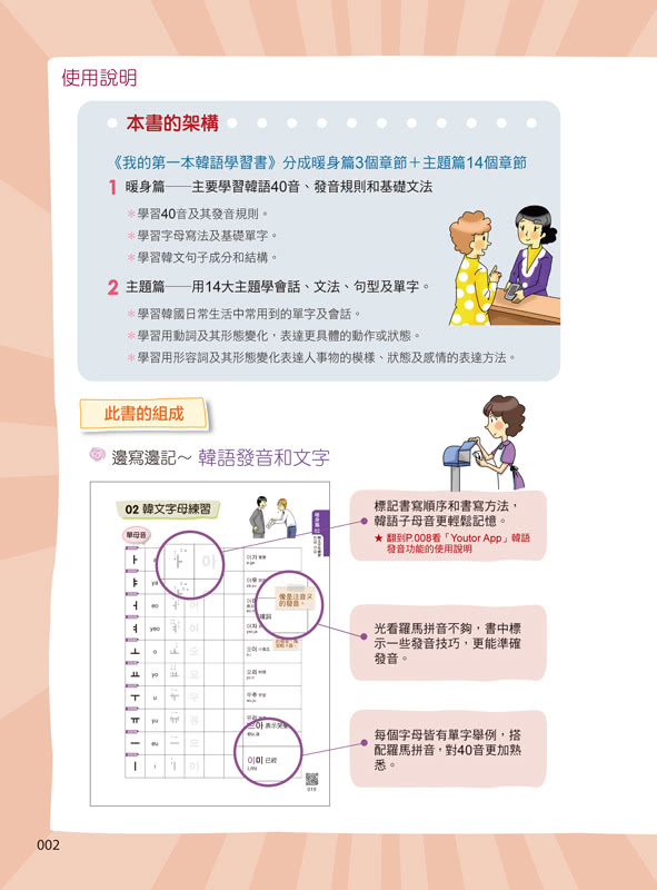 我的第一本韓語學習書：全亞洲巨星都是這樣學韓文（附40音發音與口形影片+「Youtor App」內含VRP虛擬點讀筆