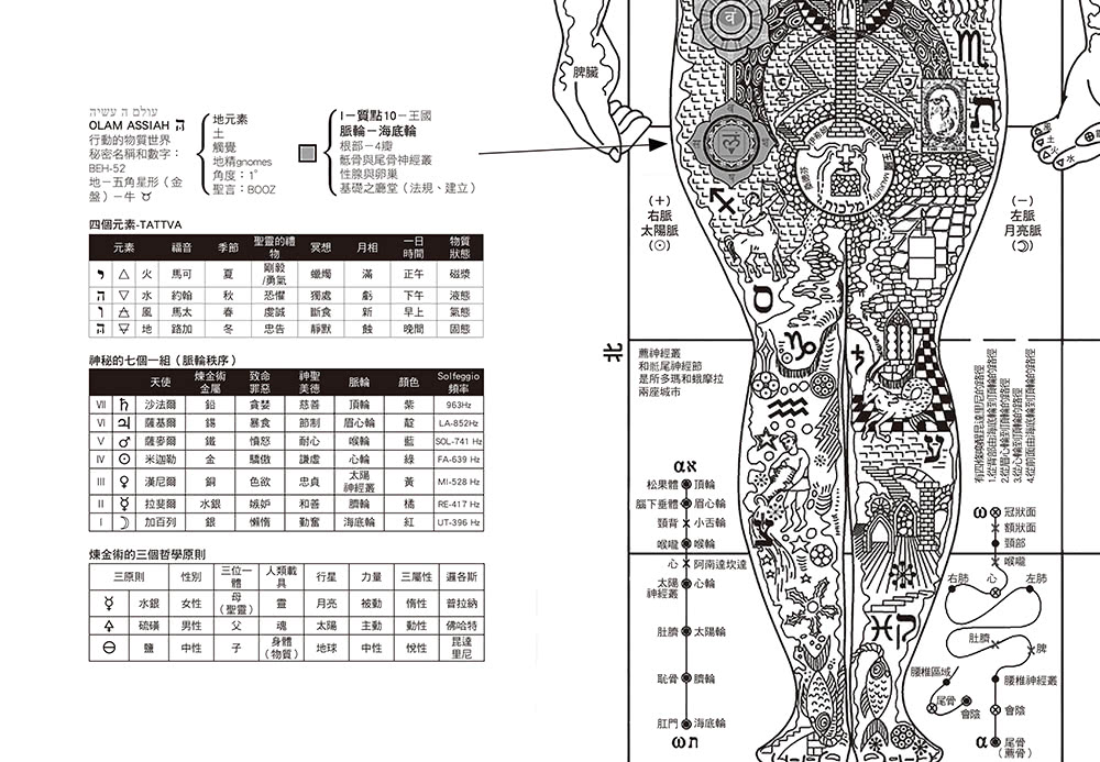 人體的神與秘；從占星、塔羅、薩滿、靈修、魔法神話、天使精靈