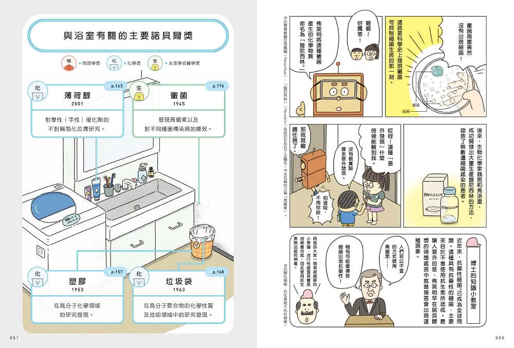 最有梗的諾貝爾獎教室：諾貝爾君與他的科學大前輩：自然科學篇