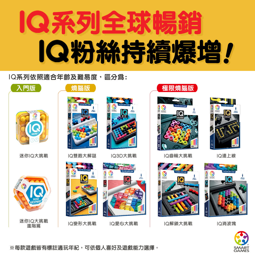 【Smart Games】XXL迷你IQ大挑戰