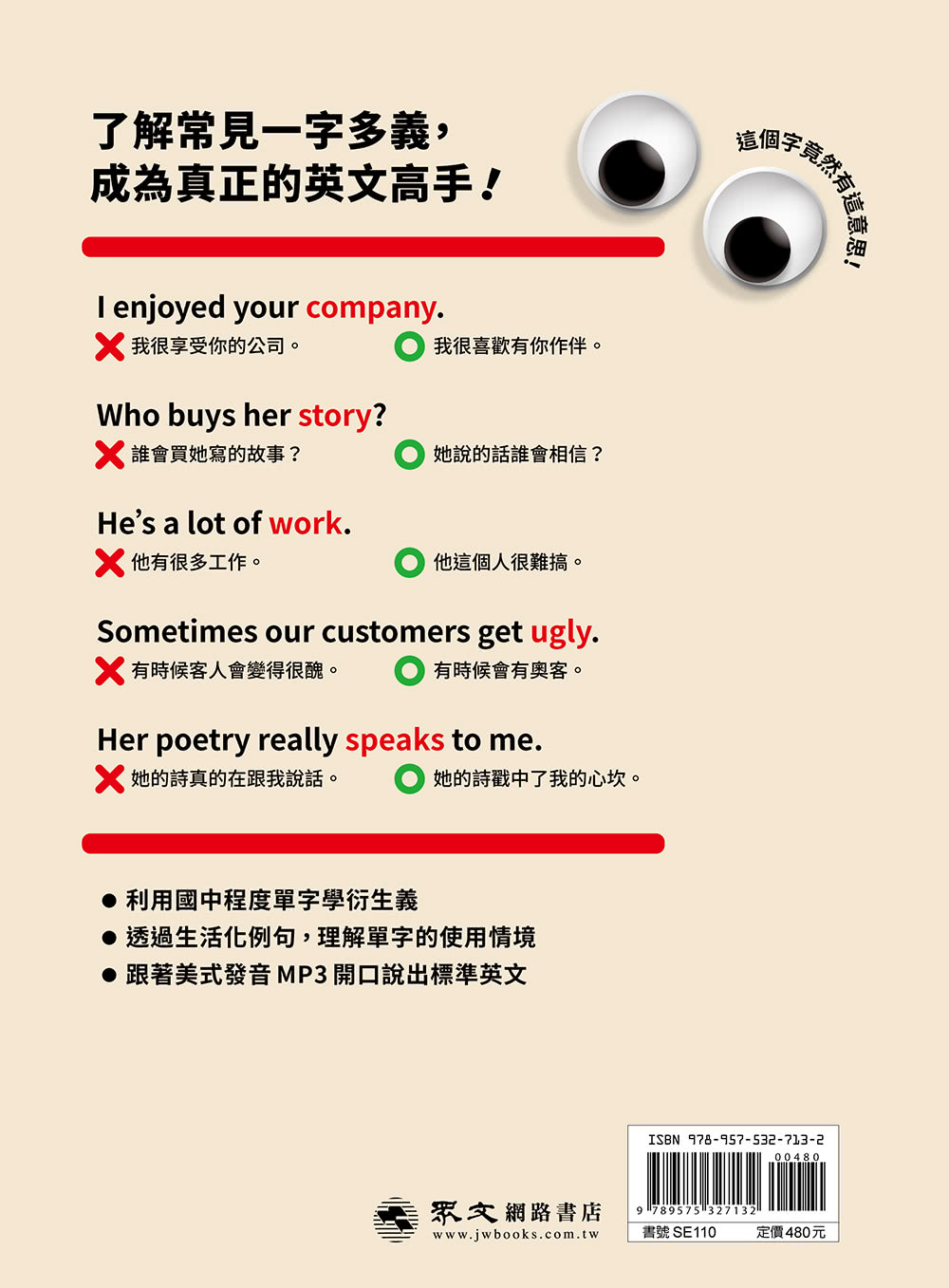 英文單字不簡單！解鎖基礎字彙的多重語義
