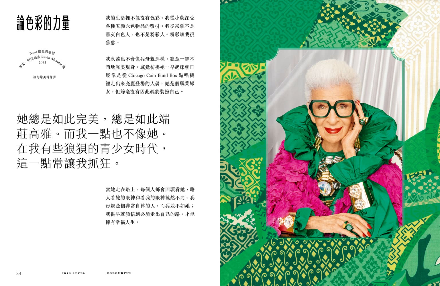 多彩：讓世界為之瘋狂的百歲時尚阿嬤艾瑞絲．埃普菲爾的多彩人生