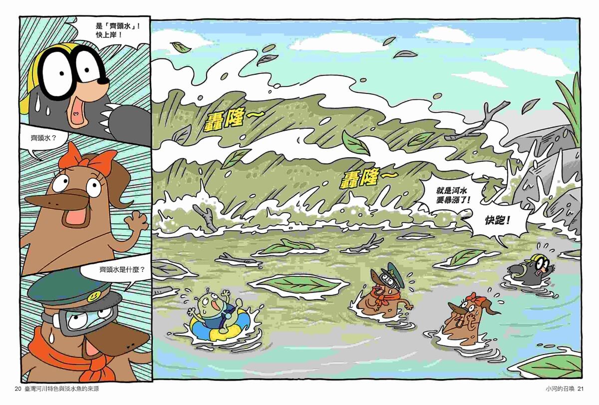 達克比辦案16：激流東西軍：臺灣河川特色與淡水魚的來源