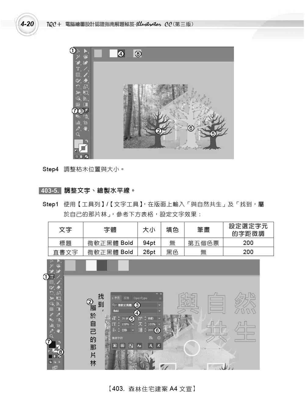 TQC+ 電腦繪圖設計認證指南解題秘笈 Illustrator CC(第三版)