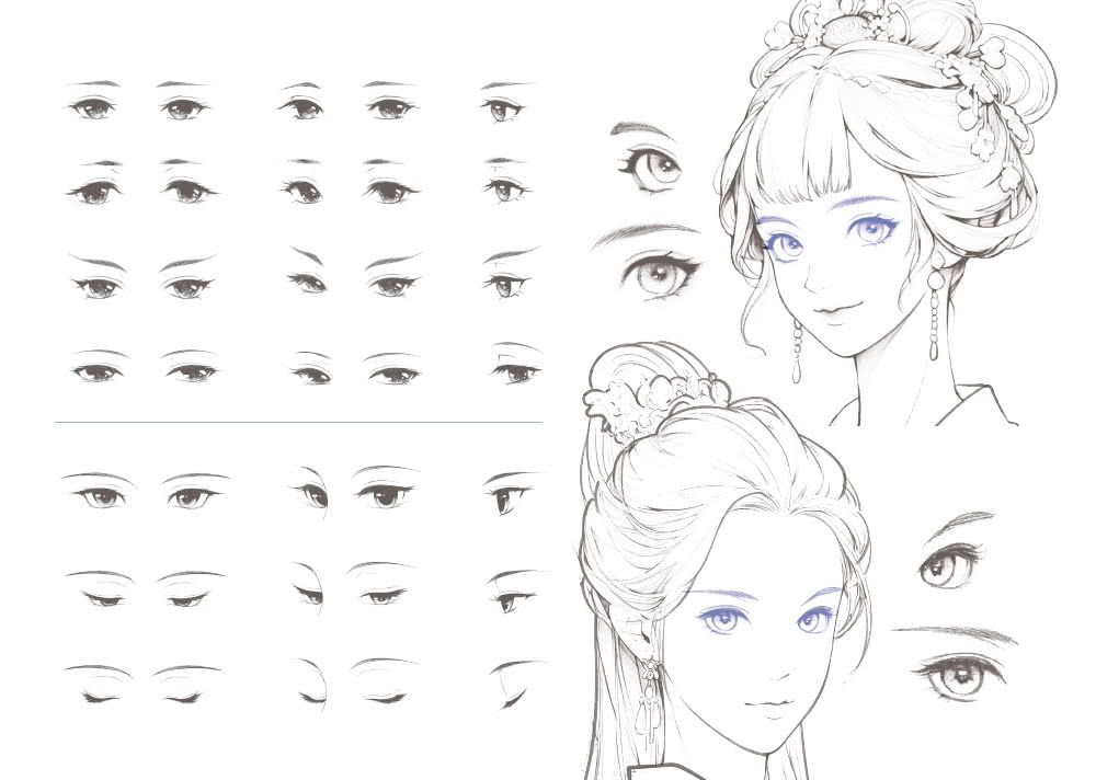 每天15分鐘描一描就會了––古風動漫人物超神速繪畫本