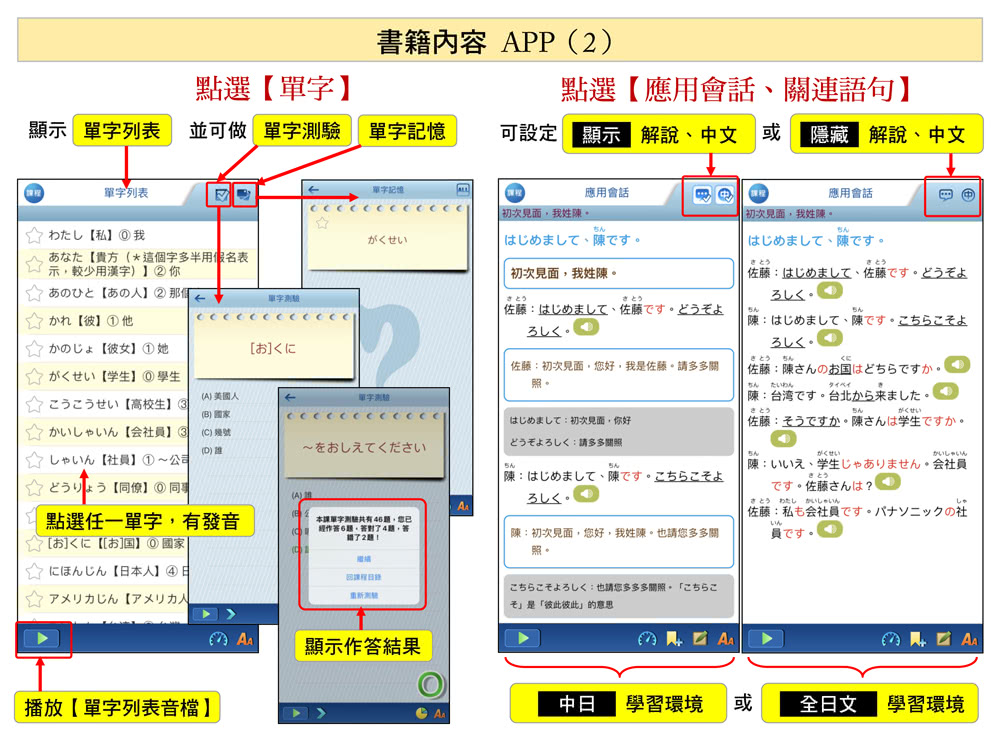 大家學標準日本語【初/中/高級本】行動學習新版套書