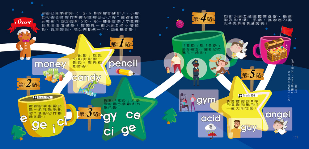 每天5分鐘 英文自然發音好好玩：學會發音規則 認識常用單字（127組母音、子音練習 + 488個必學單字 + 75