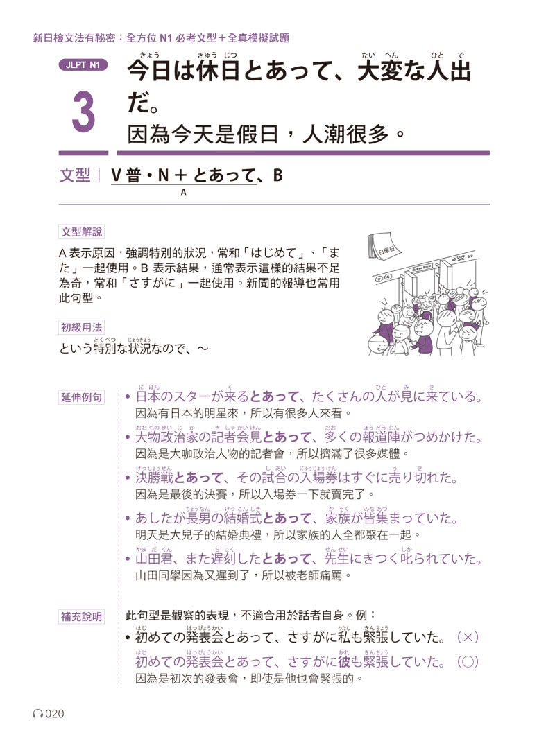 一考就過關的新日檢N1文法：超高命中率的N1「關鍵文法」＋「模擬試題」（附1CD）