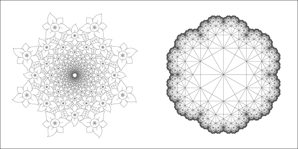 宇宙的數學圖形：啟發靈感、訓練邏輯，用色彩填滿抽象幾何的遊戲