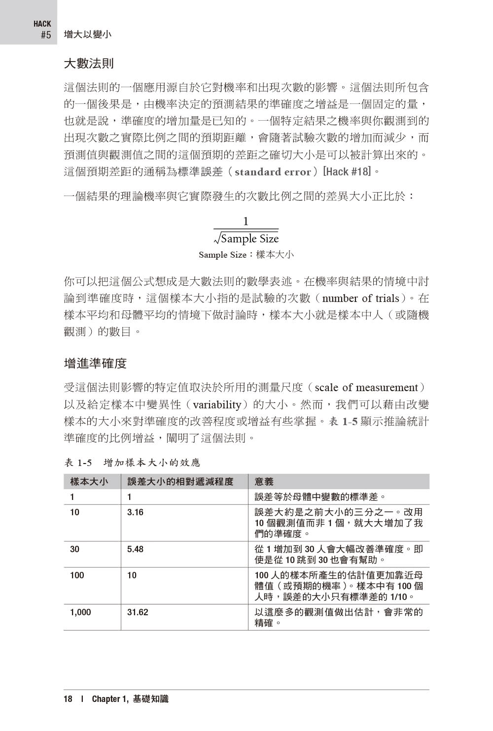 Statistics Hacks 統計學駭客75招