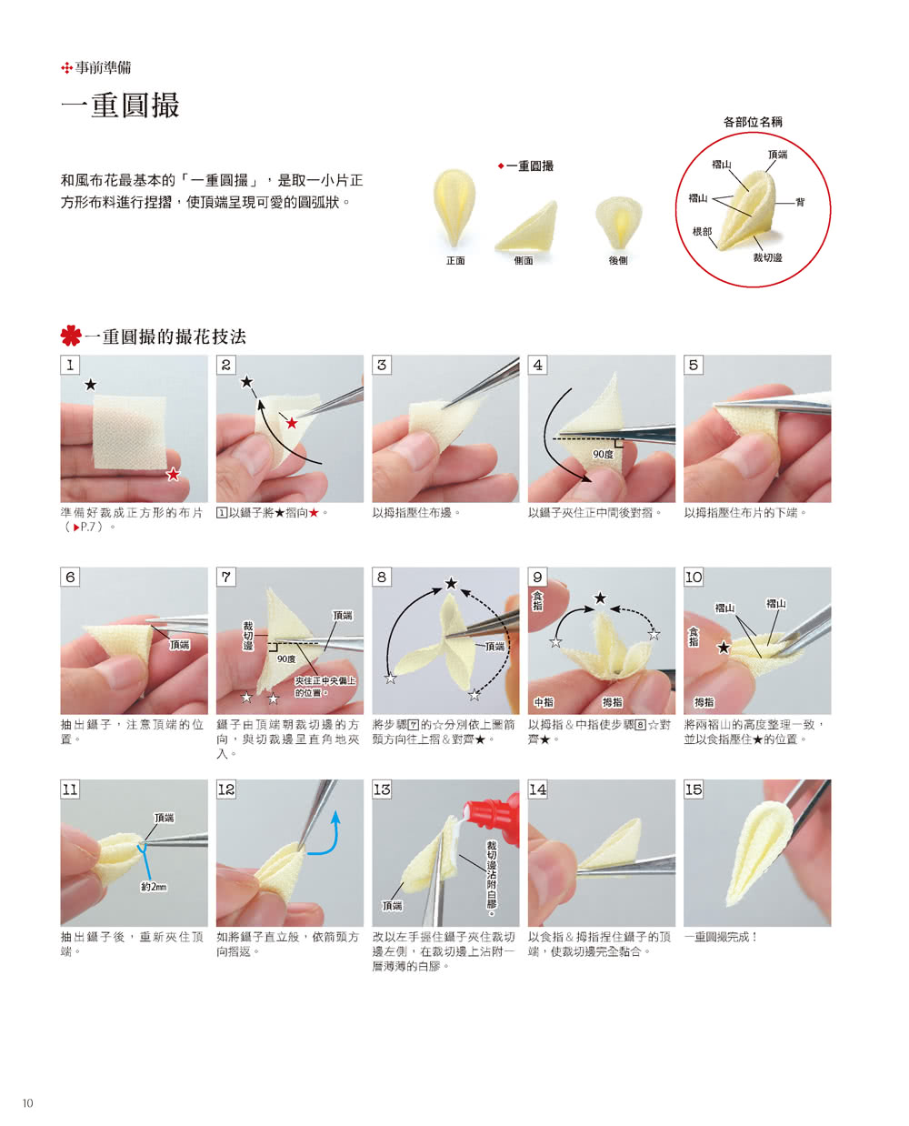 花系女子的和風布花飾品設計