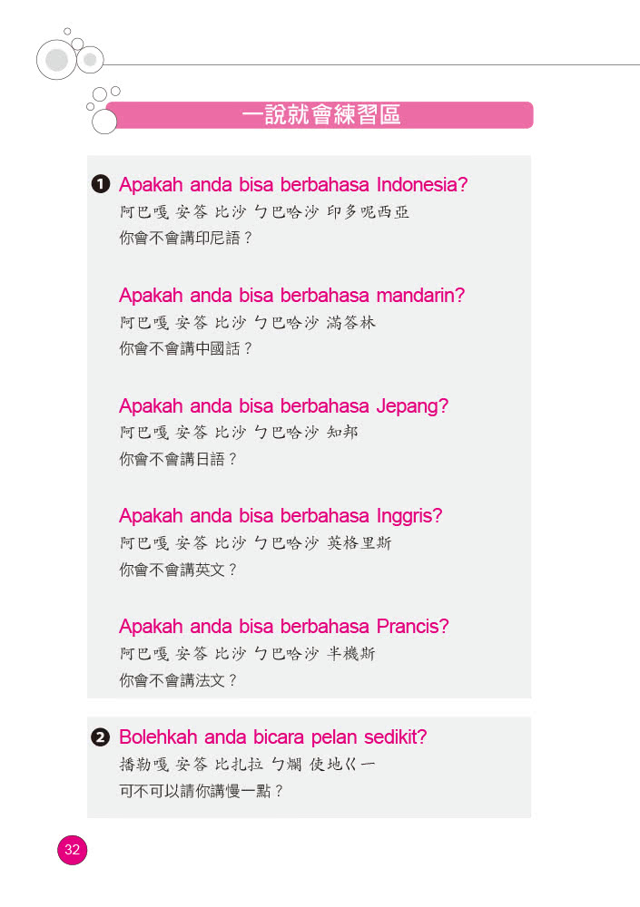 易學！暢銷！我的第一本印尼語會話：用中文學印尼語（附中文．印尼語朗讀MP3）