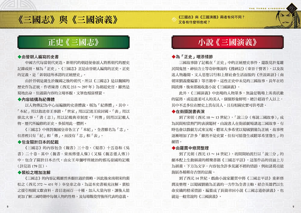 歷史漫畫三國志（別冊）：圖解英雄事典