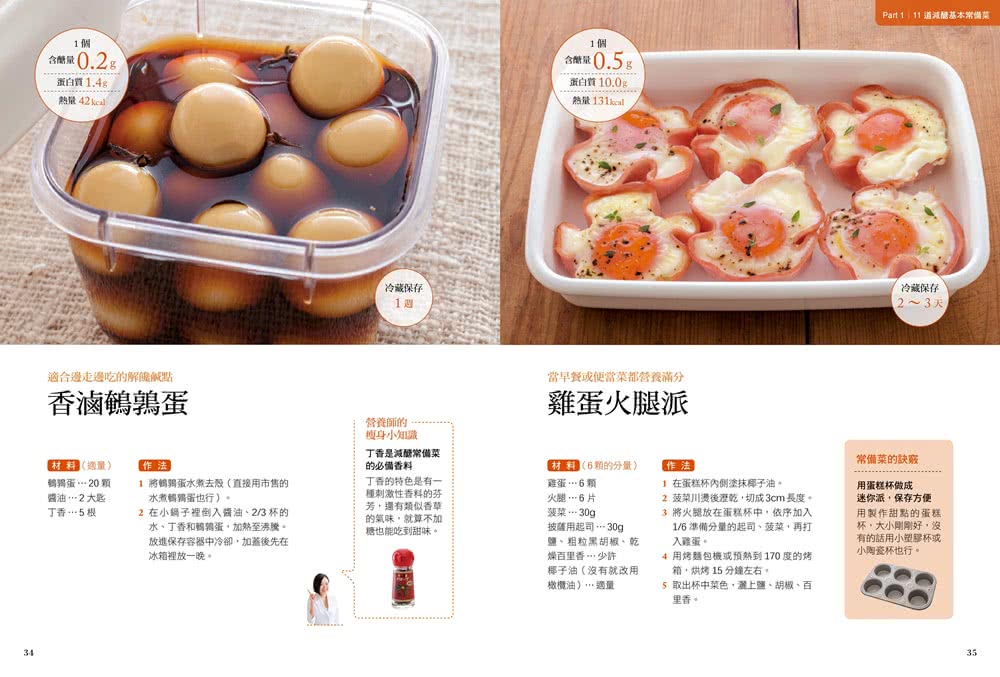 營養師1年瘦20公斤的常備減醣食譜「隨書附」常見食物含醣量速查手冊：不只是食譜 是專