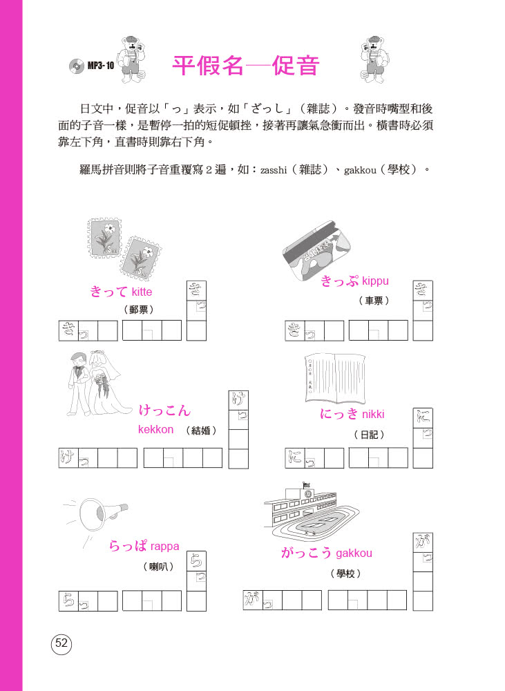 輕鬆學會日本話－五十音篇：羅馬拼音對照，6天學會50音（附MP3）