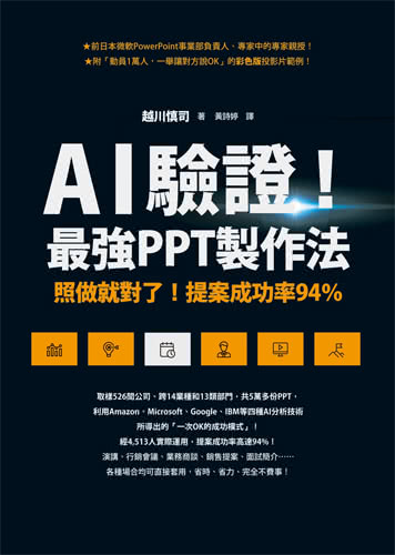 AI驗證！最強PPT製作法：照做就對了！提案成功率94%