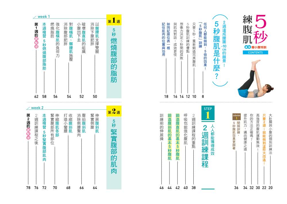 5秒練腹肌：魔鬼瘦小腹特訓