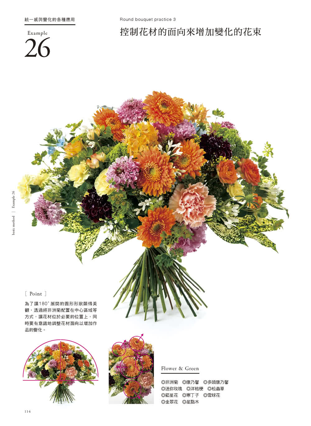 花職人的花藝基本功 基礎花型的花束 盆花的表現手法 Momo購物網