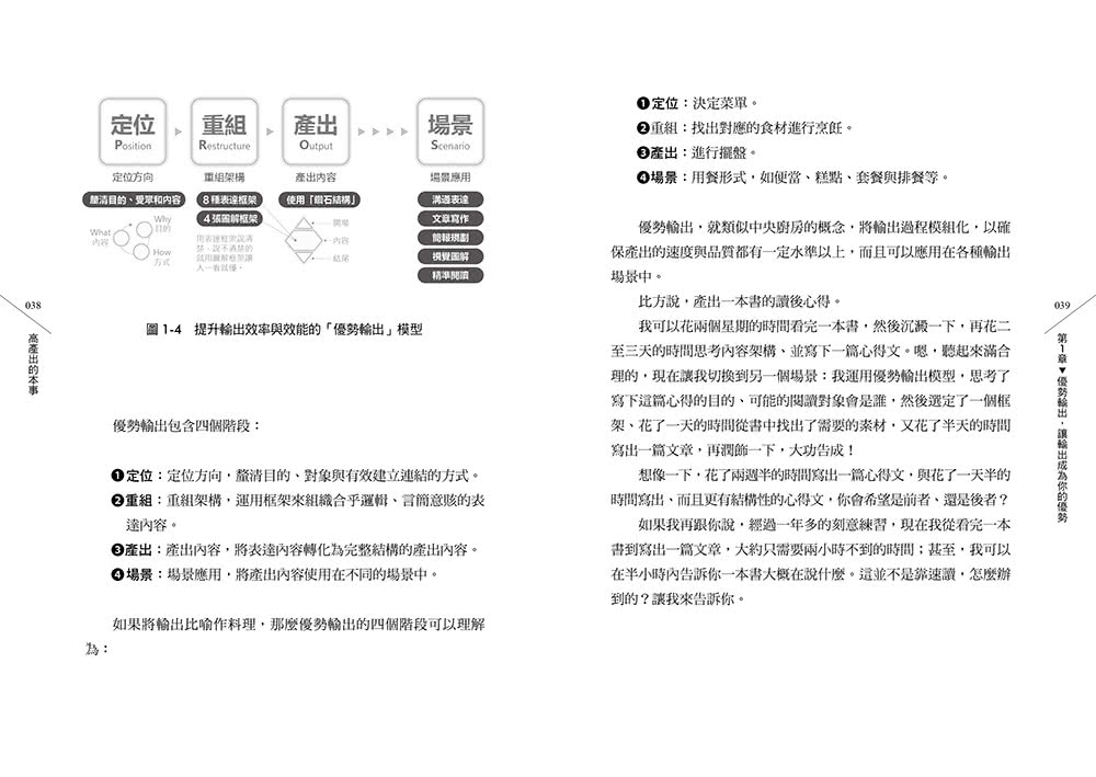 高產出的本事：用8種表達框架 X 4張圖X 15分鐘 文章、簡報 圖解一次到位 讓輸出成為你的優勢