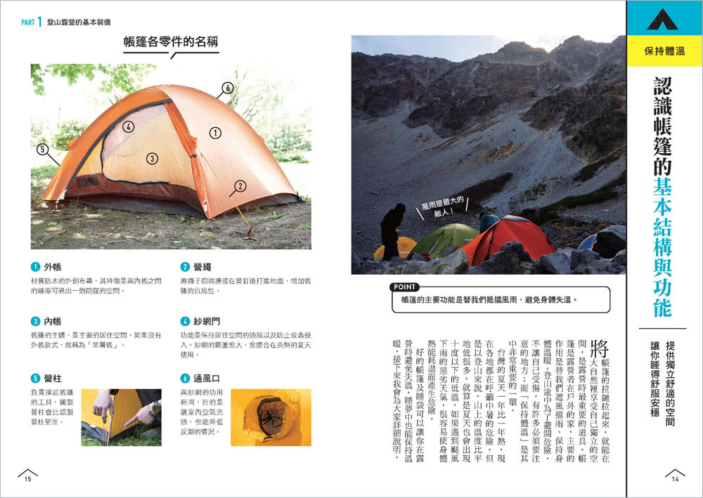 我的第一本登山露營書：新手必備！裝備知識×行進技巧×選地紮營全圖解，一本搞定戶外大小事！