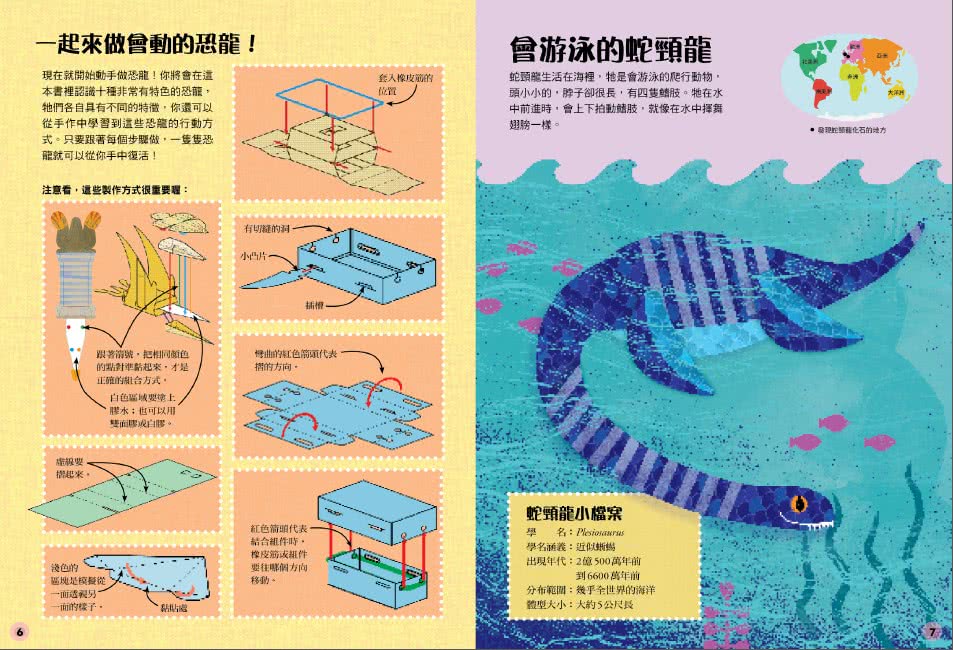 彈力模型動手做：恐龍大復活