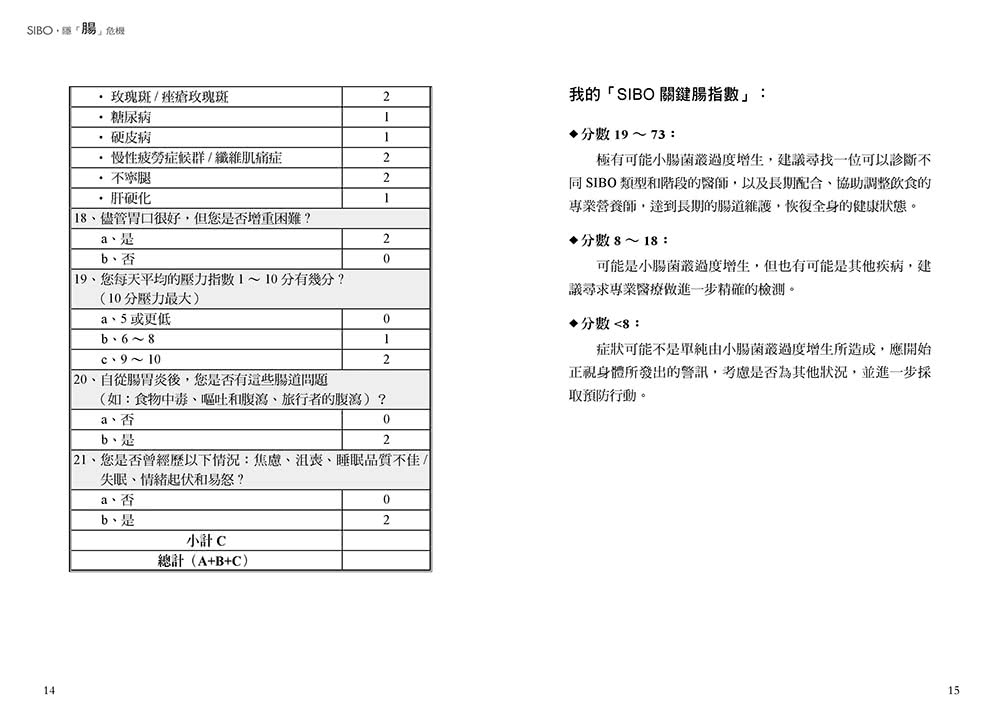 SIBO，隱「腸」危機：終結SIBO小腸菌叢過度增生，改善腸漏、血糖、內分泌失調、自體免疫疾病