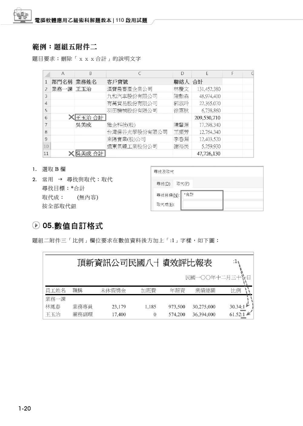 電腦軟體應用乙級檢定學術科解題教本｜2021版